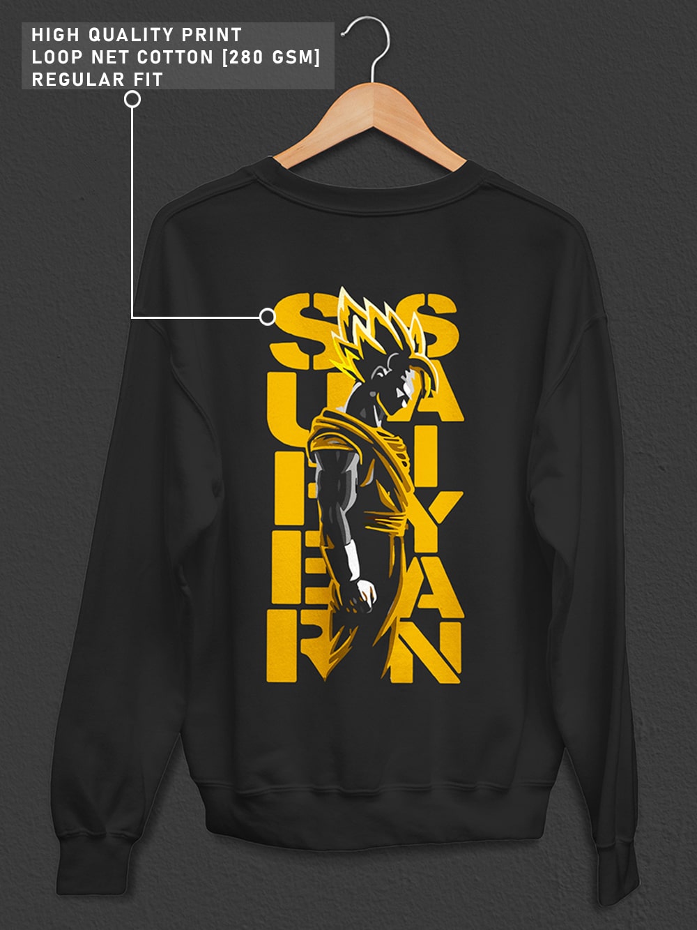 Super Saiyan Anime Sweatshirt