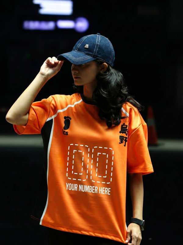 Customized Haikyuu Away Jersey – Oversized Fit