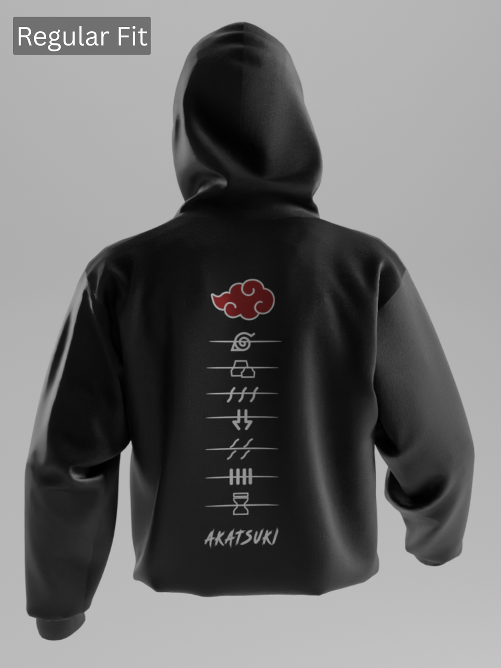 Akatsuki Symbol Anime Hoodie