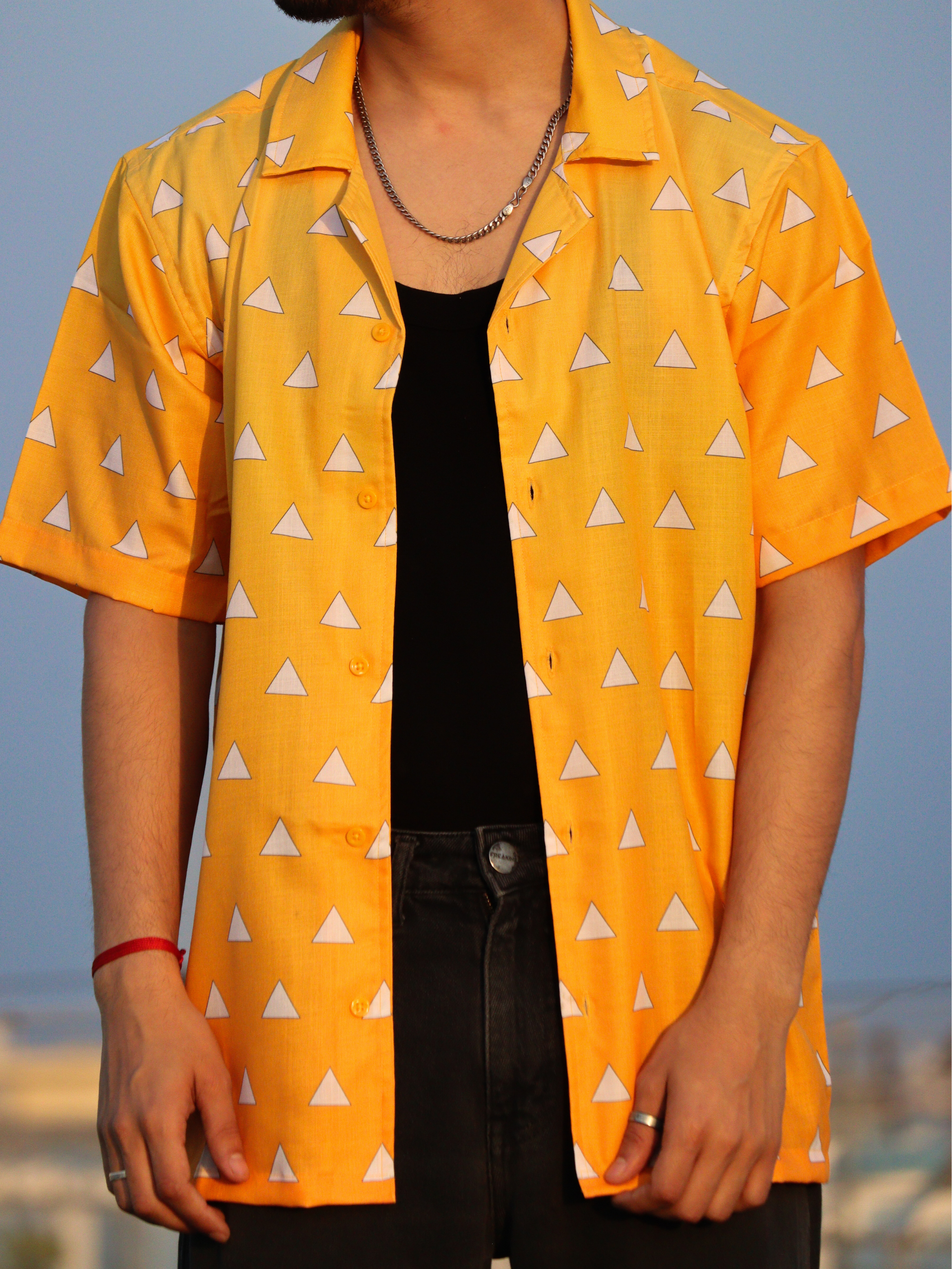 Zenitsu Inspired Hawaiian Shirt