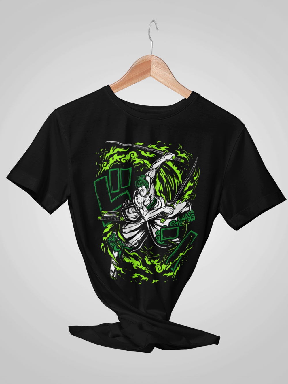 Roronoa Zoro Half Sleeve T-Shirt