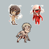 Load image into Gallery viewer, Attack On Titan Anime Stickers