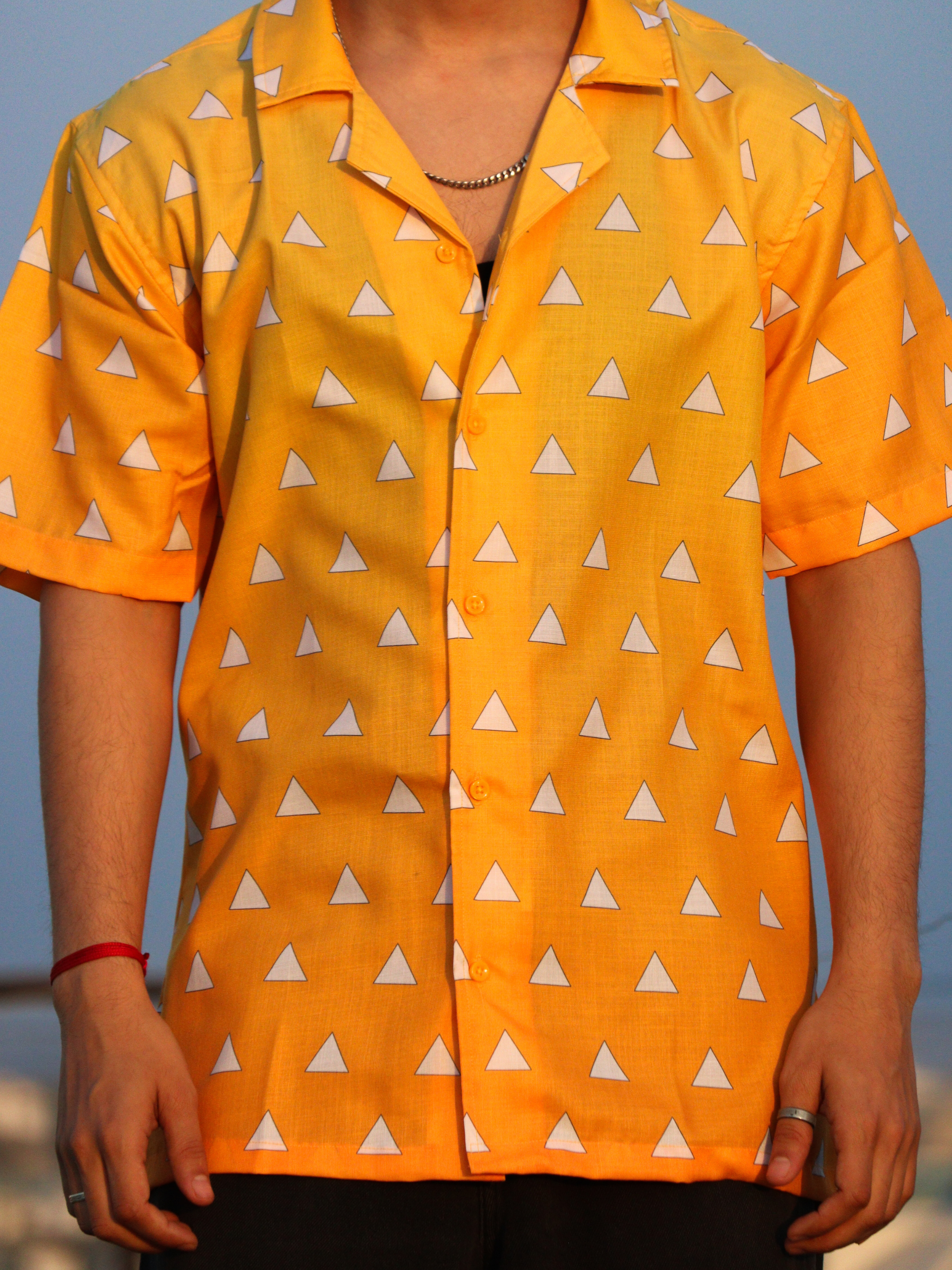 Zenitsu Inspired Hawaiian Shirt