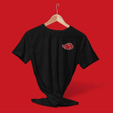 Load image into Gallery viewer, Black Half Sleeve T-Shirt | Akatsuki Half Sleeve T-Shirt | Weeboholic