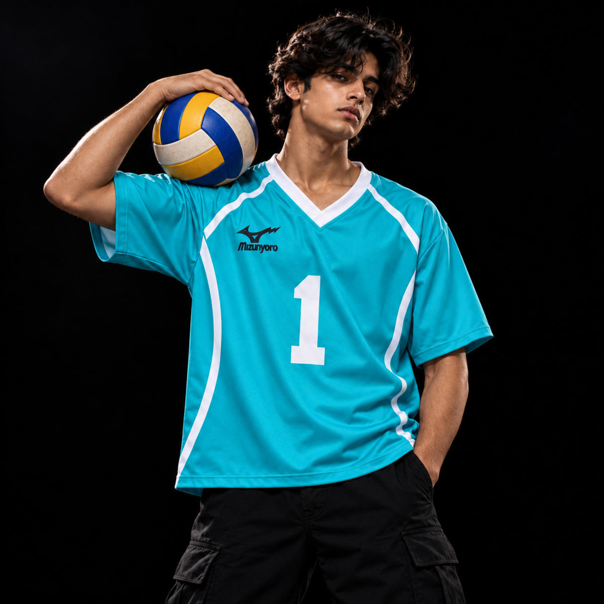 Aoba Johsai Oversized Jersey Customized [Away]