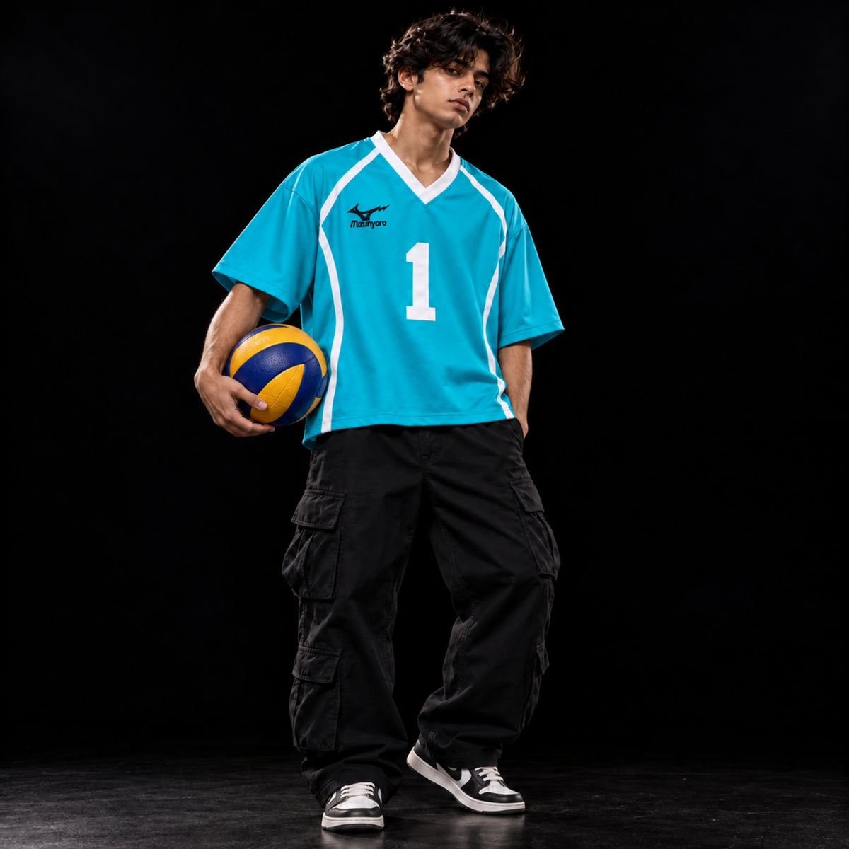 Aoba Johsai Oversized Jersey Customized [Away]