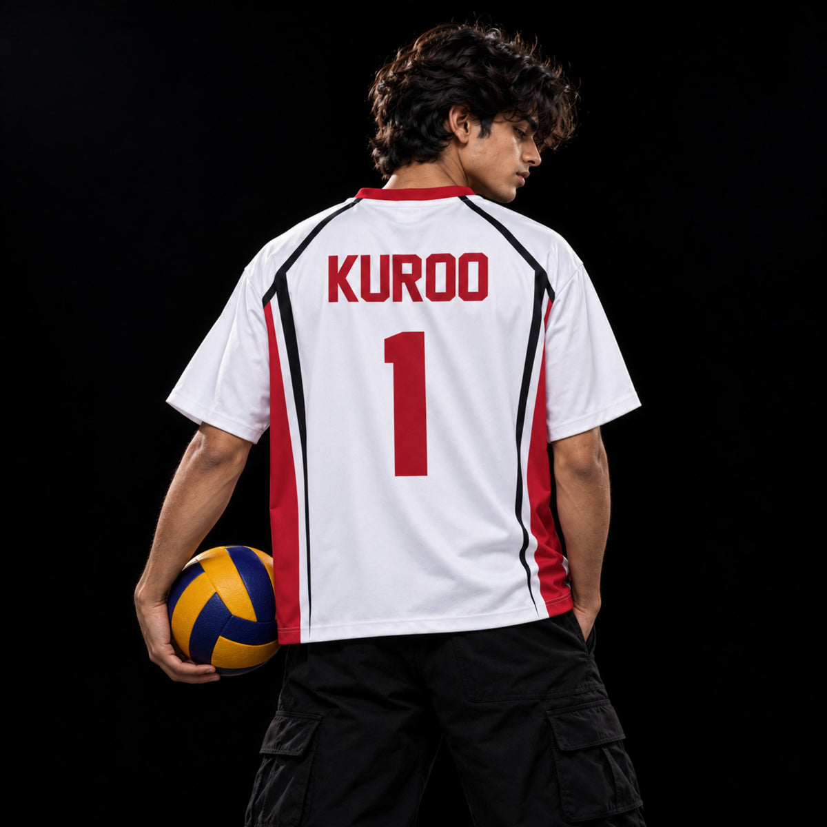 Nekoma High Oversized Jersey Customized [Away]