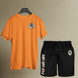 Load image into Gallery viewer, King Kai Kanji DBZ Anime T-Shirt &amp; Short Combo
