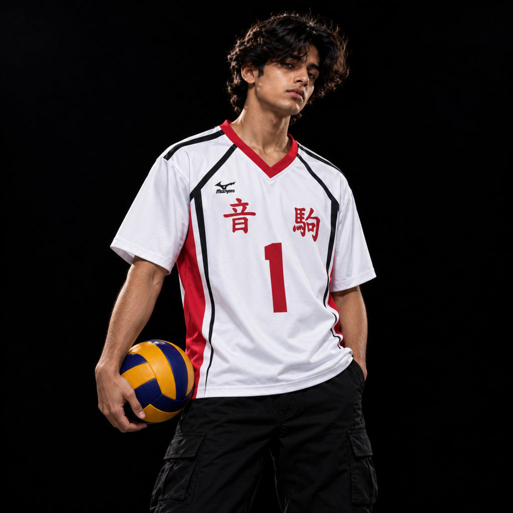 Nekoma High Oversized Jersey Customized [Away]
