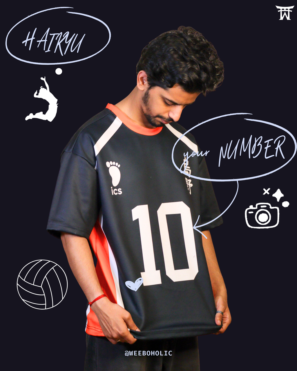 Customized Haikyuu Jersey – Oversized Fit [UNISEX]