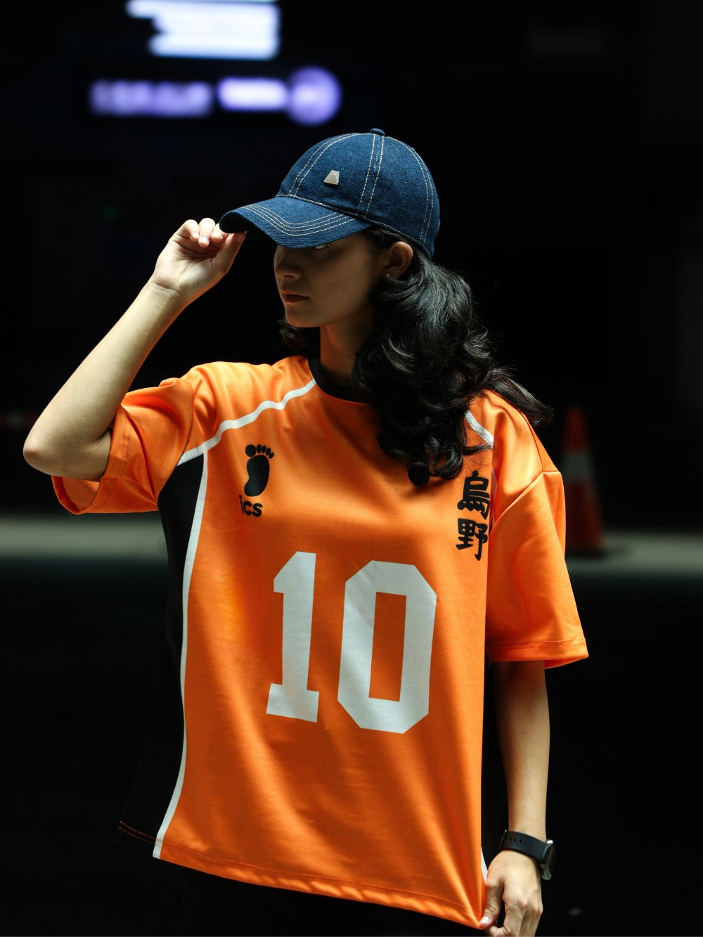 Haikyuu Hinata No. 10 Away Jersey – Oversized Fit