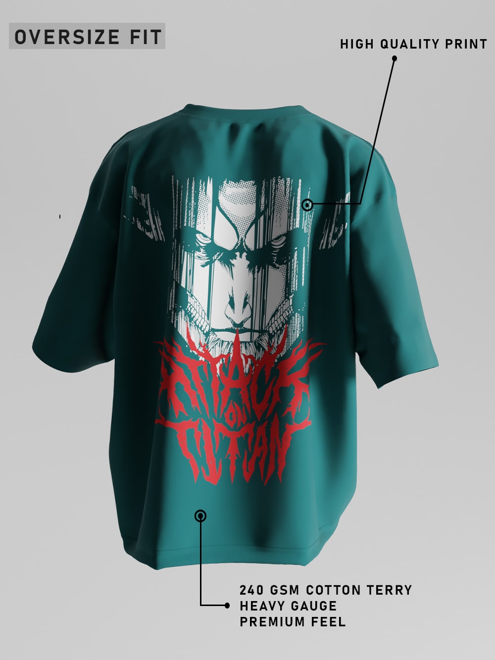 Attack On Titan Oversized T-Shirt