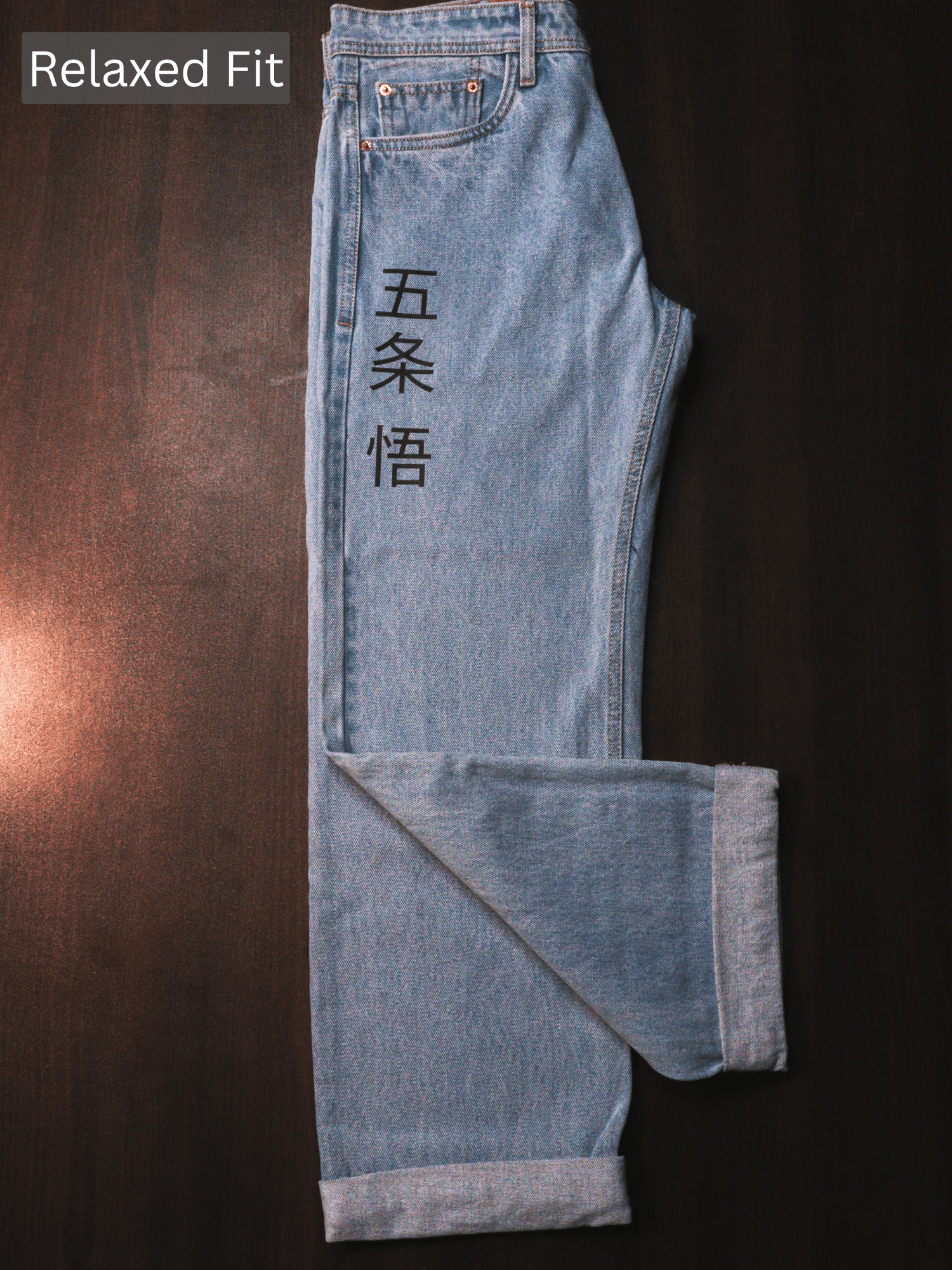 Gojo Saturo Printed Jeans