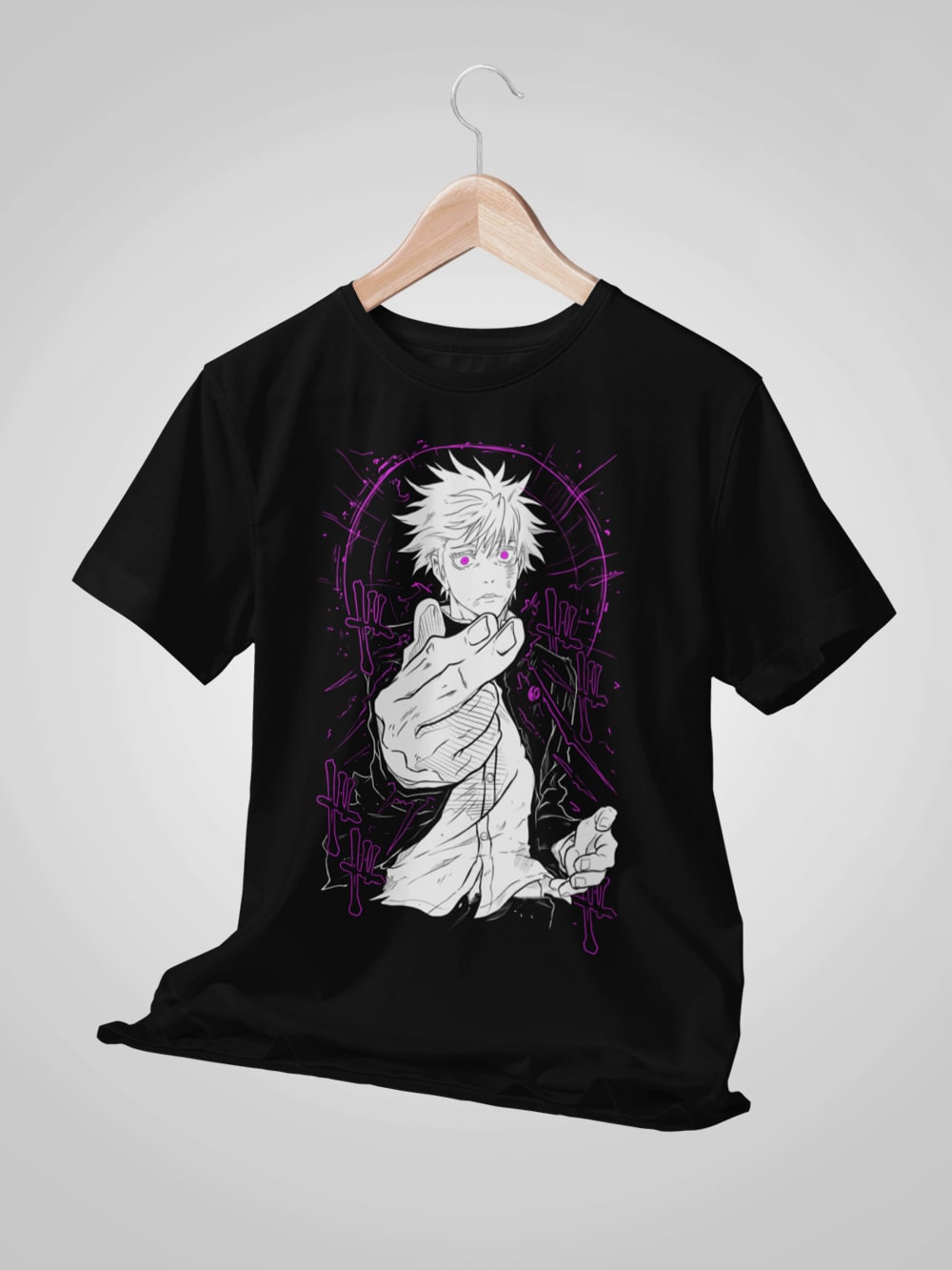 The Honoured One: Satoru Gojo Half Sleeve T-Shirt