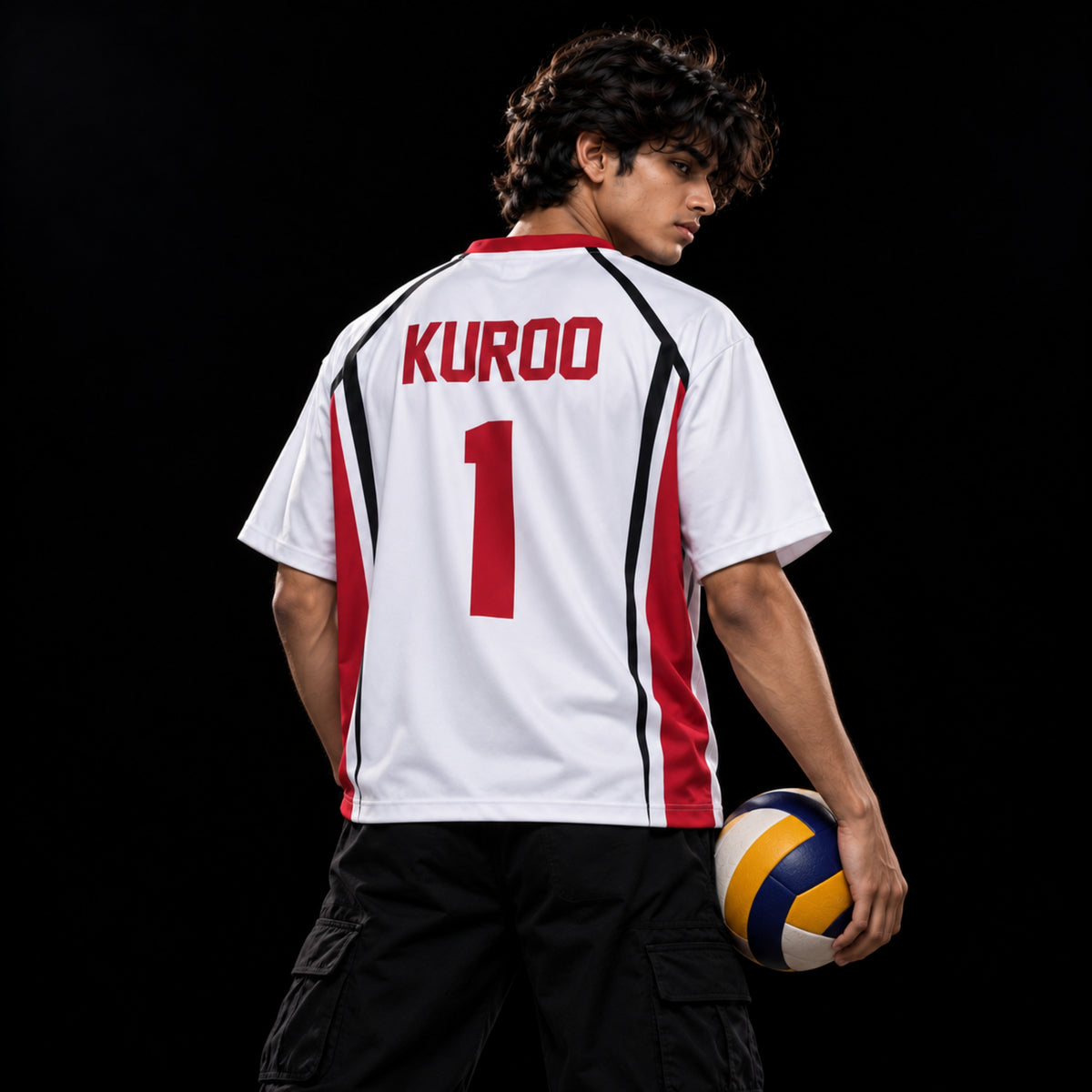 Nekoma High Oversized Jersey Customized [Away]