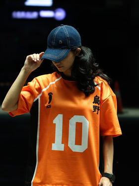 Haikyuu Hinata No. 10 Away Jersey – Oversized Fit