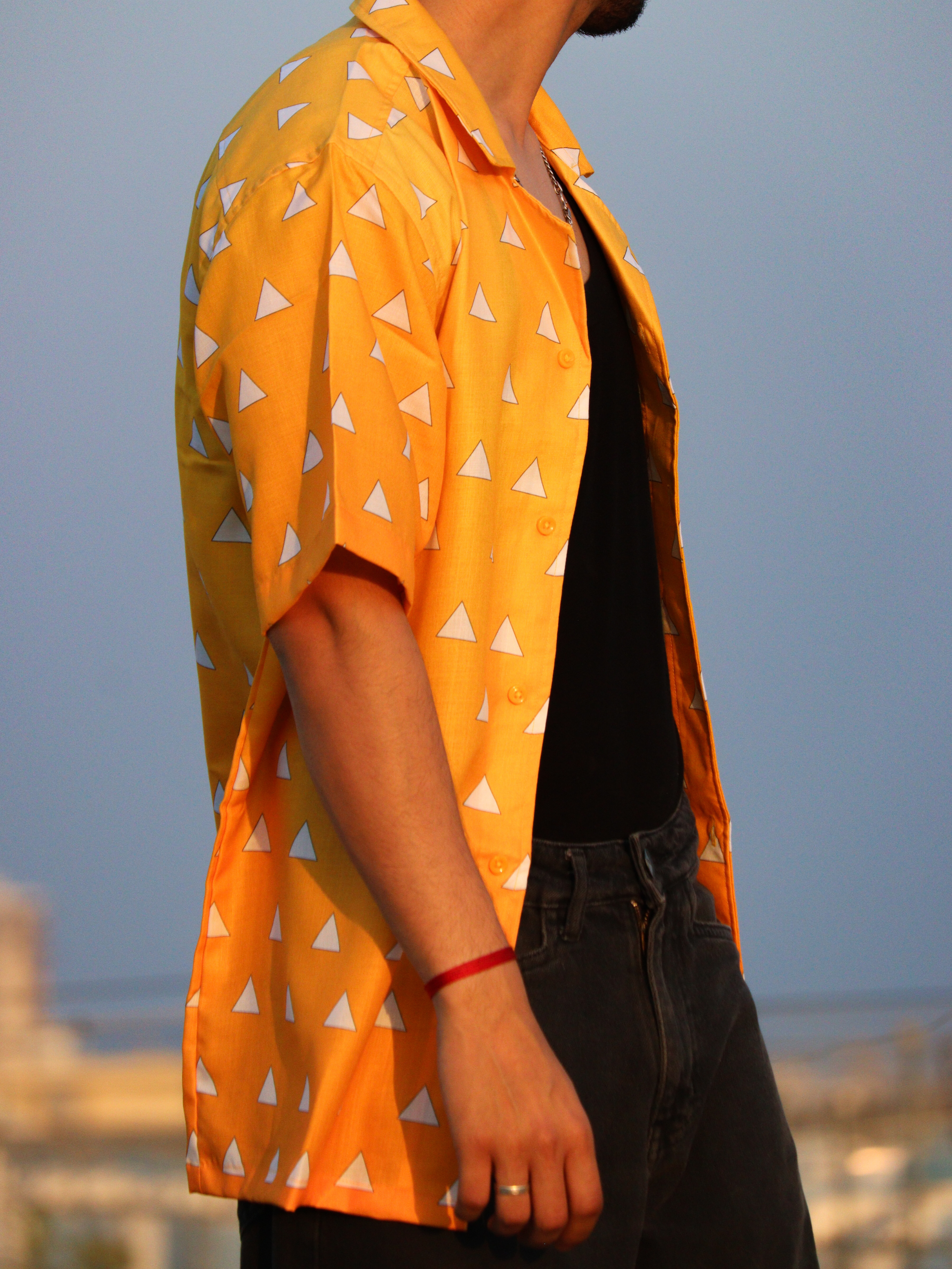 Zenitsu Inspired Hawaiian Shirt