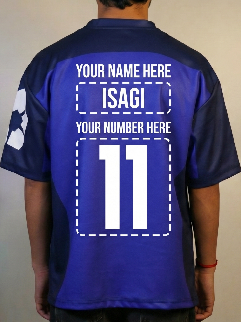 Customized Blue Lock Jersey – Oversized Fit [UNISEX]