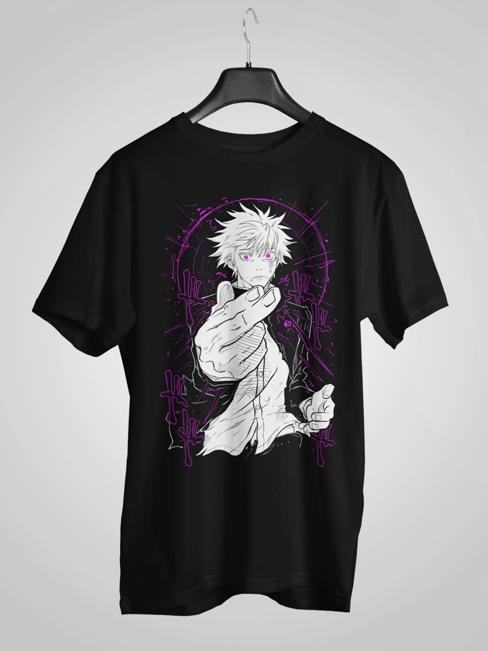 The Honoured One: Satoru Gojo Half Sleeve T-Shirt