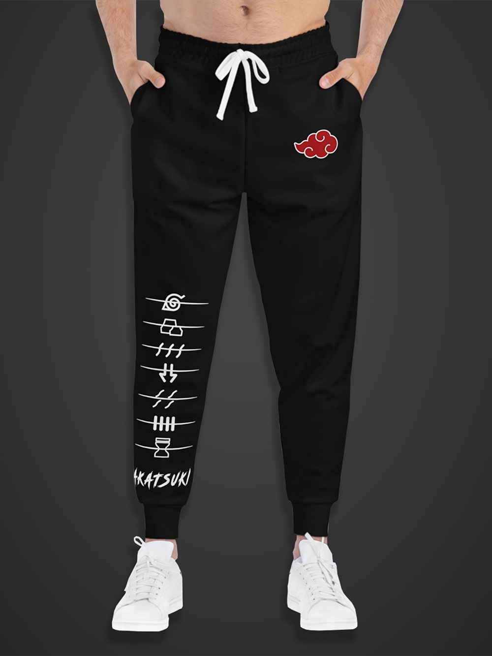 Naruto: Akatsuki Symbol Anime Joggers