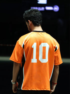 Haikyuu Hinata No. 10 Away Jersey – Oversized Fit