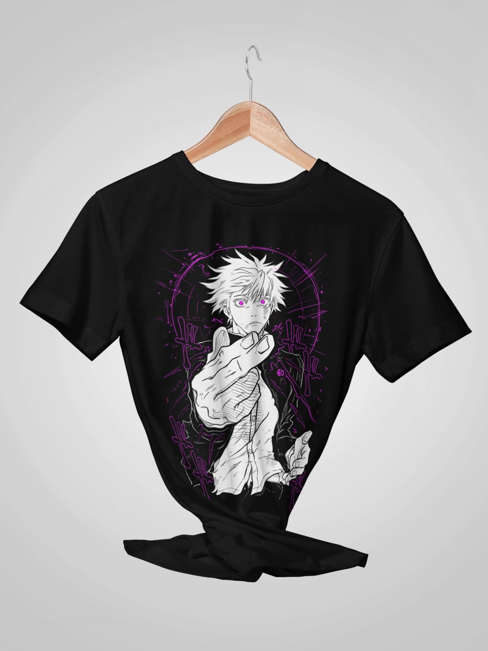 The Honoured One: Satoru Gojo Half Sleeve T-Shirt