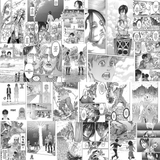Load image into Gallery viewer, Attack on Titan Manga Wall Kit (A4 Size / Self Adhesive)