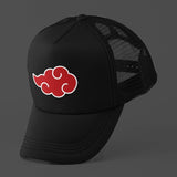 Load image into Gallery viewer, Black Anime Caps | Akatsuki Symbol Anime Caps | Weeboholic