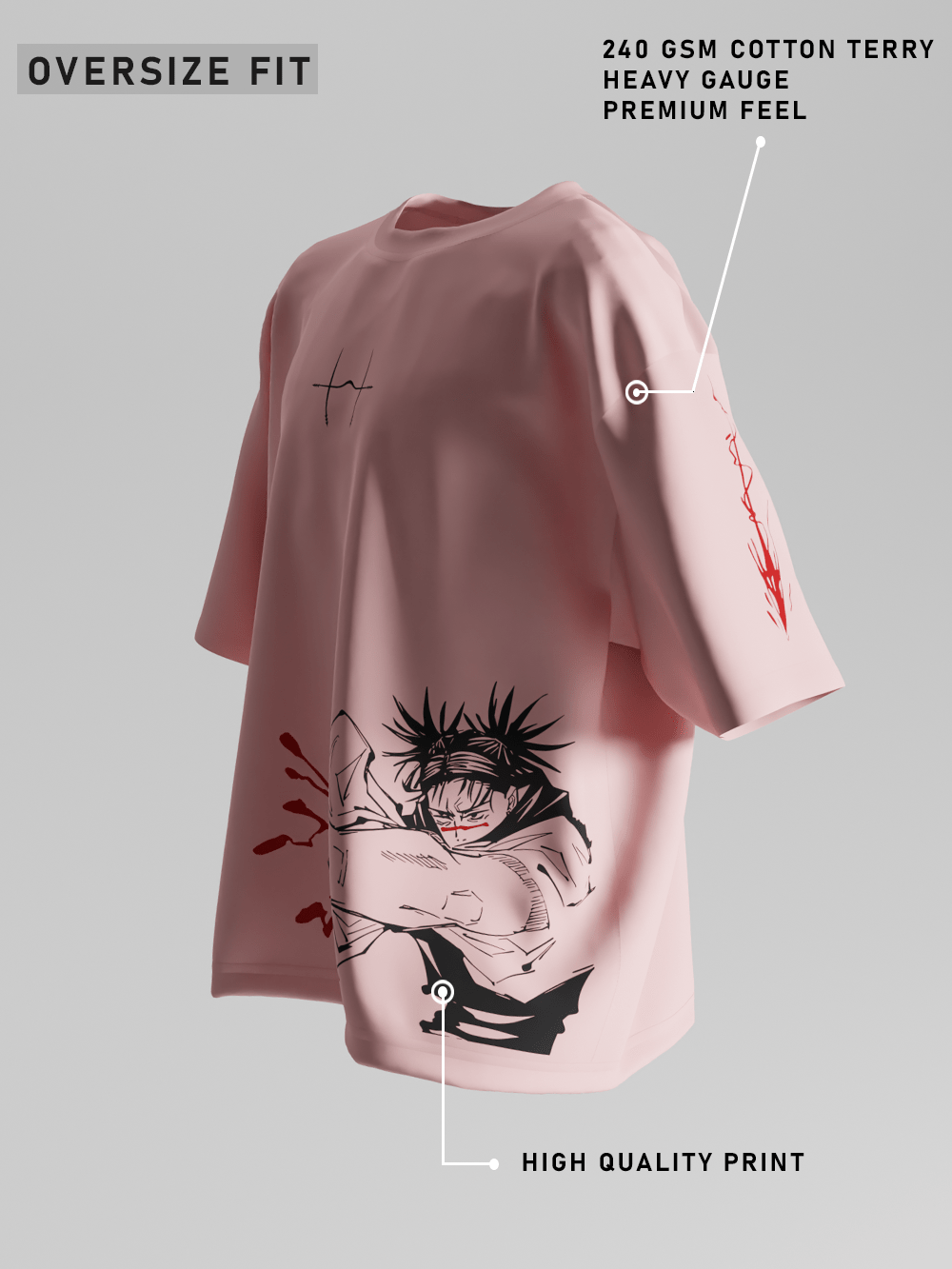 Choso/Jujutsu Kaisen Oversized T-Shirt