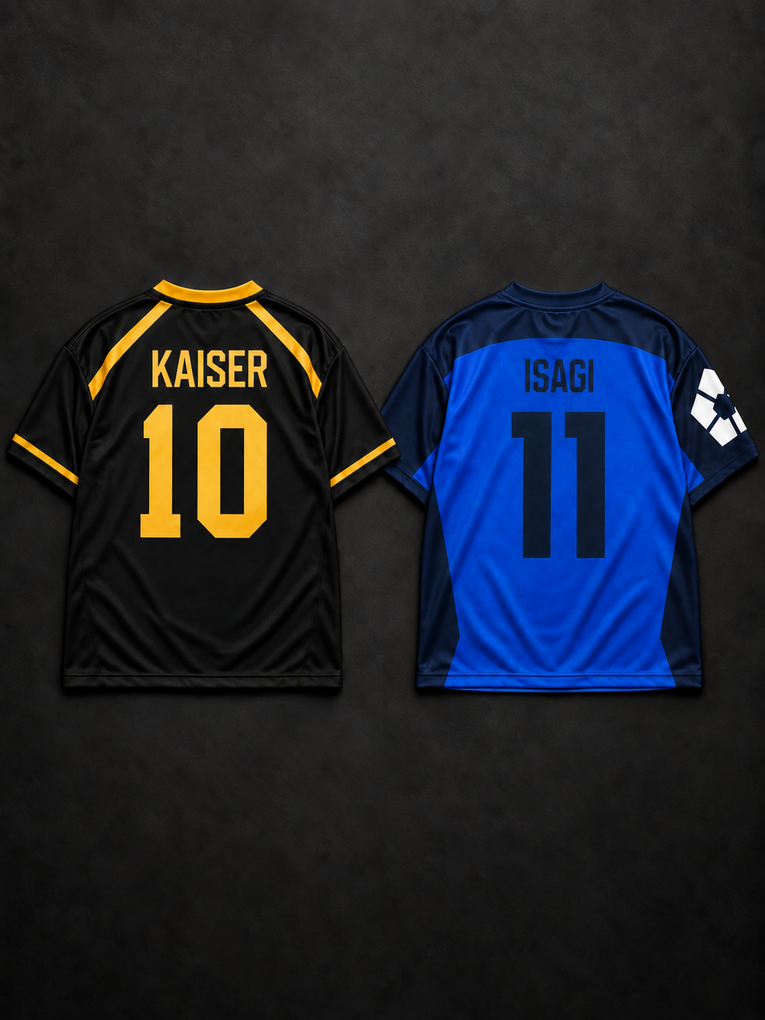 Customized Blue Lock & Bastard München Jersey Combo – Oversized Fit