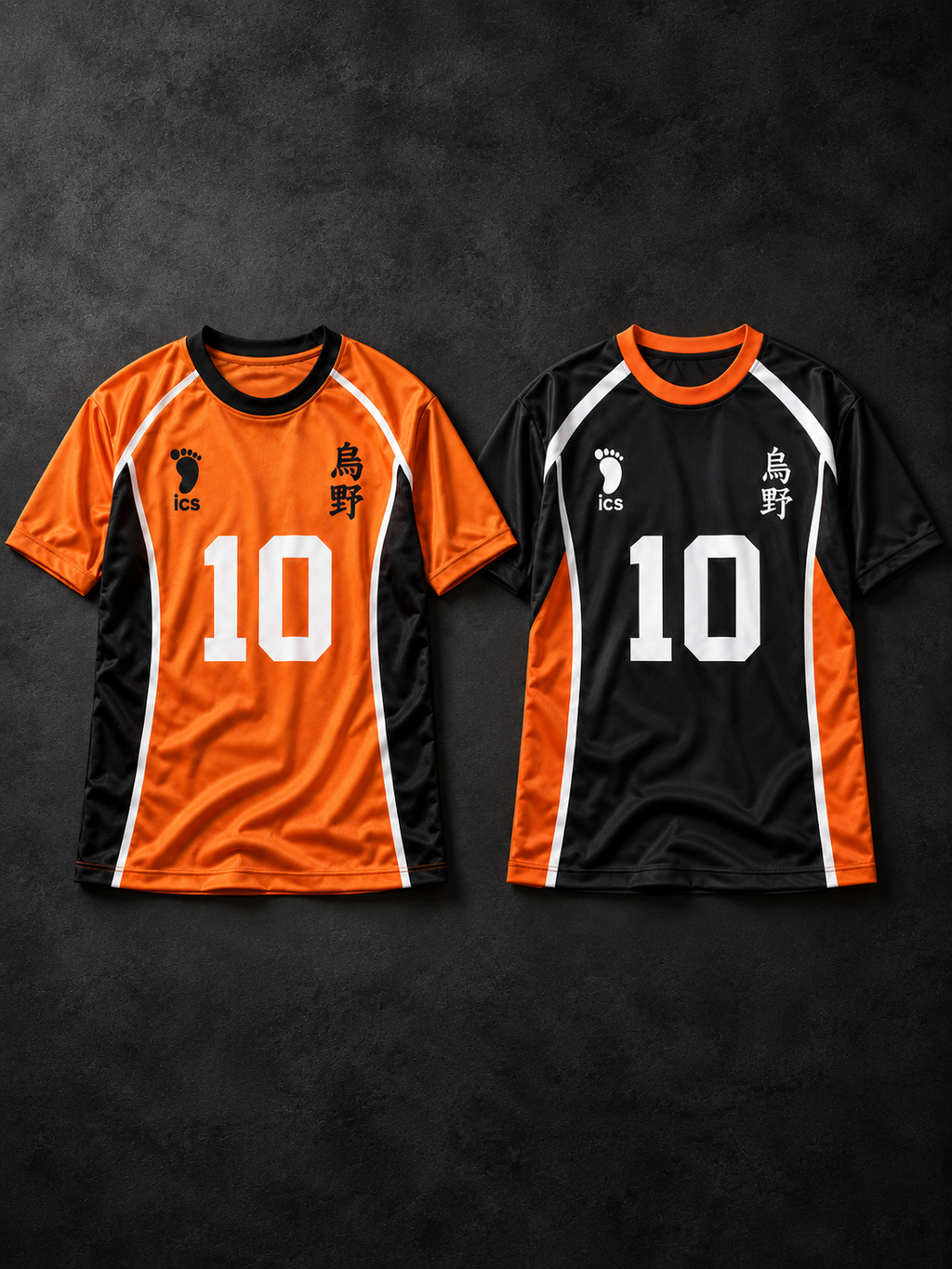 Customized Haikyuu Home & Away Jersey Combo – Oversized Fit