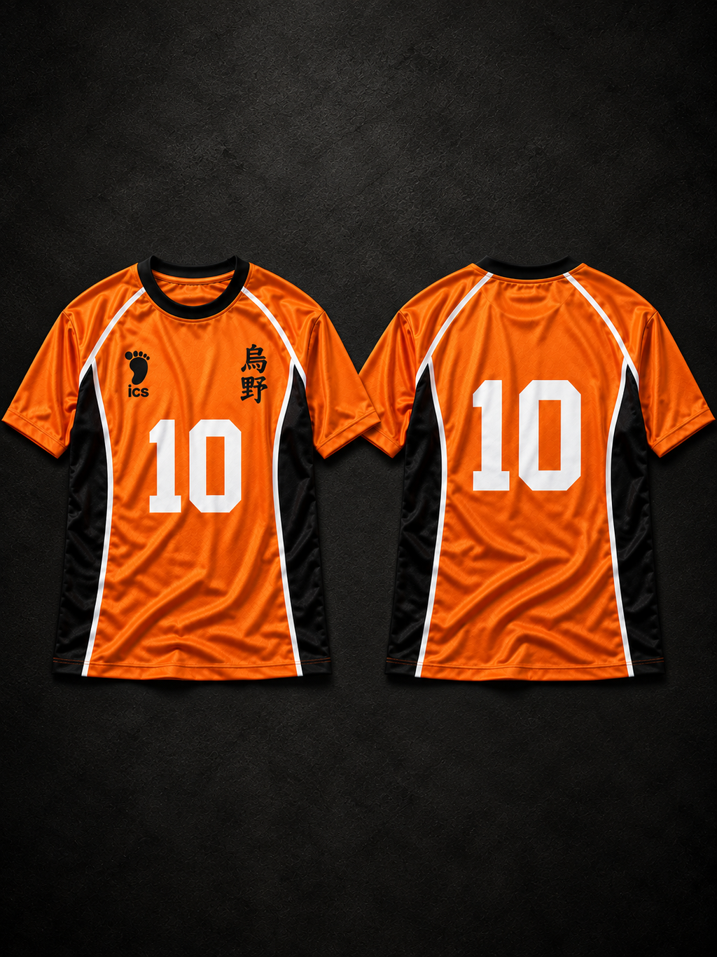 Customized Haikyuu Home & Away Jersey Combo – Oversized Fit