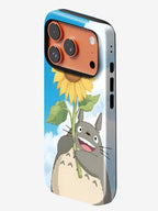 Totoro Sunflower | Premium Glossy Phone Case