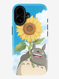 Totoro Sunflower | Premium Glossy Phone Case