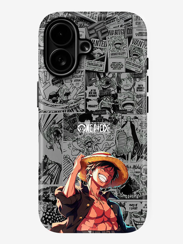 Luffy Manga Panels | Premium Glossy Phone Case