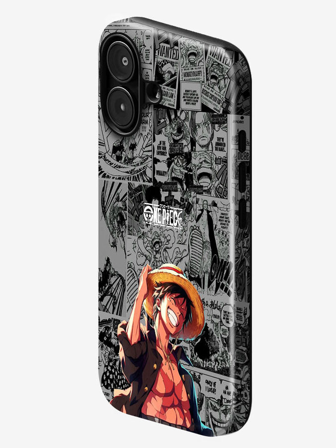 Luffy Manga Panels | Premium Glossy Phone Case