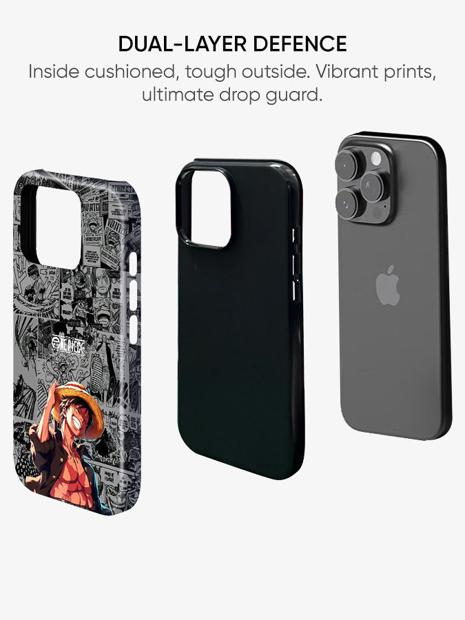 Luffy Manga Panels | Premium Glossy Phone Case