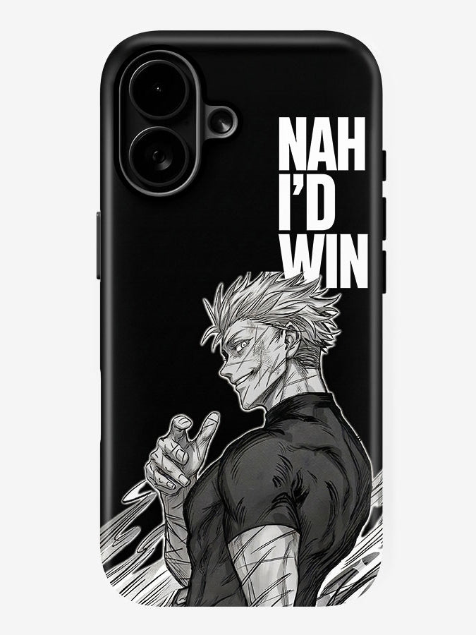 Gojo – Nah I'd Win | Premium Glossy Phone Case