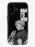Gojo – Nah I'd Win | Premium Glossy Phone Case