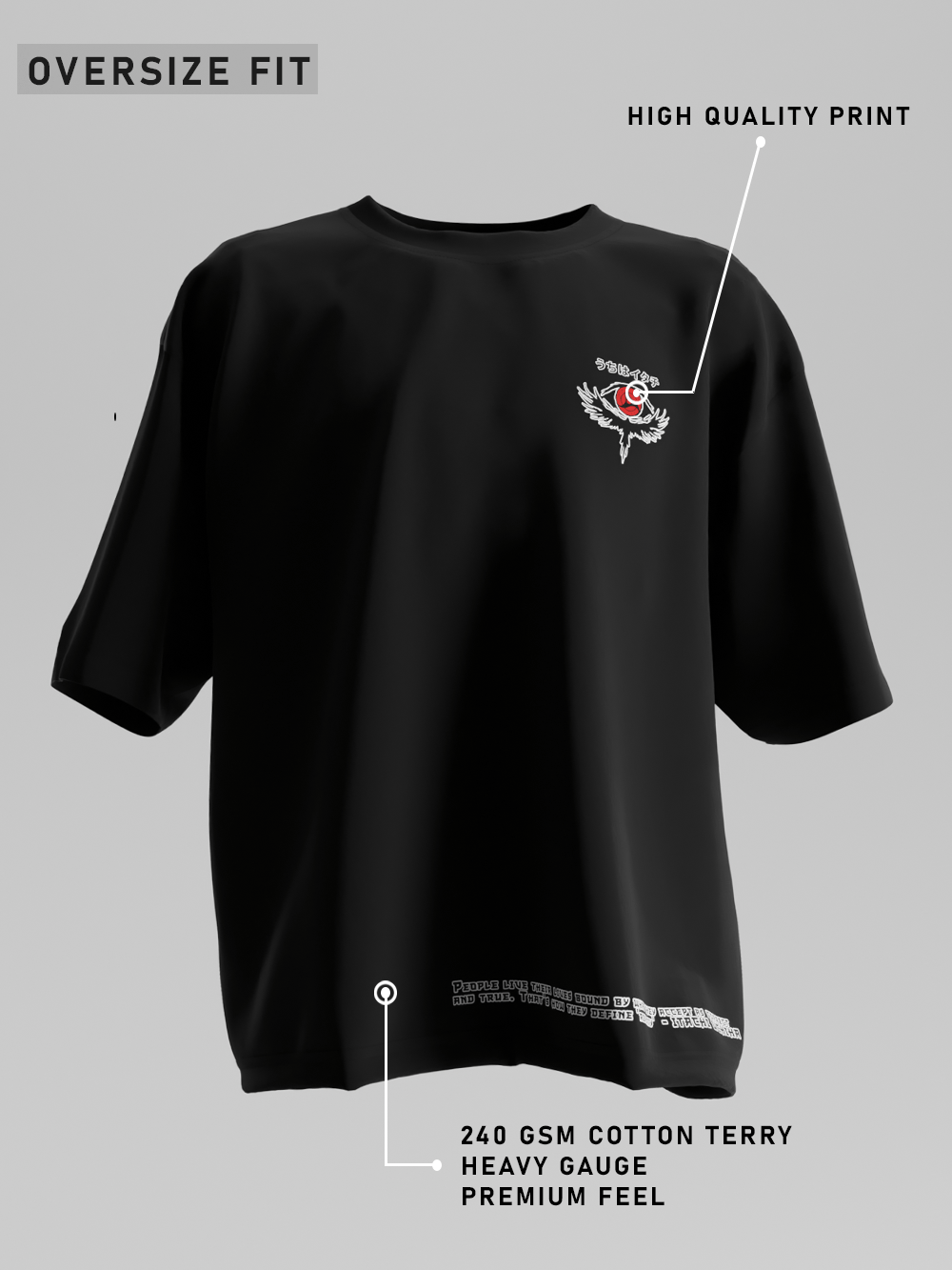 Itachi of the Sharingan Oversized T-Shirt