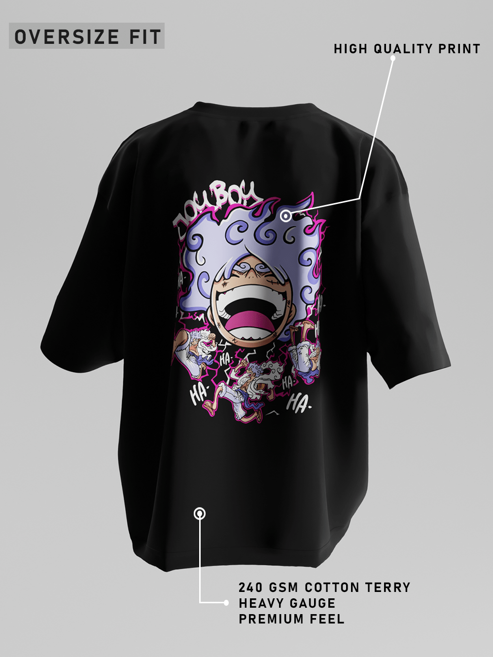 Gomu Gomu no Mi/Gear 5 Oversized T-Shirt