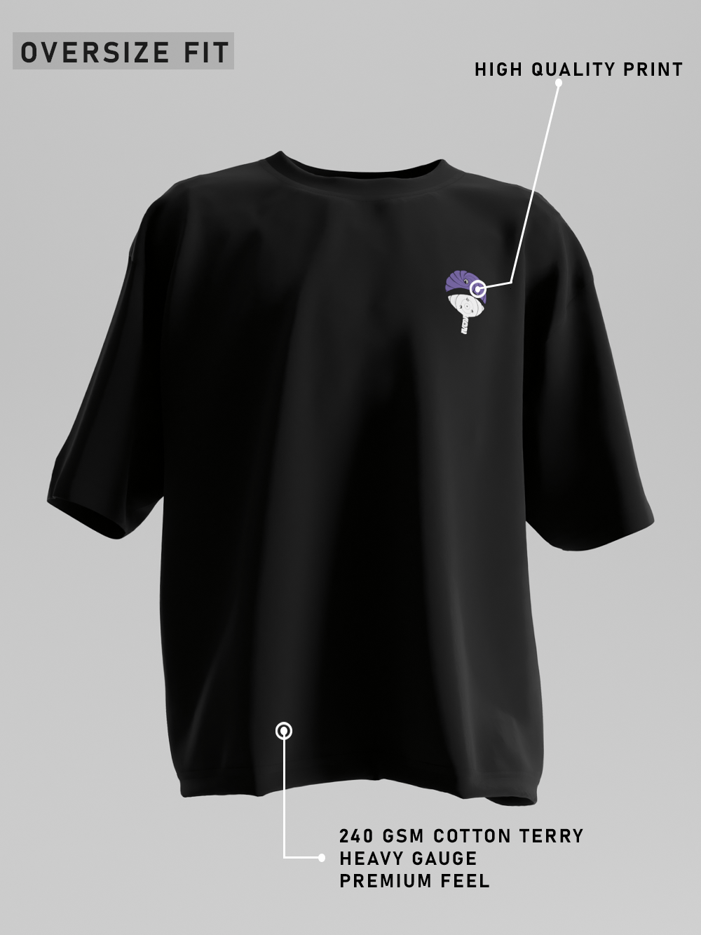 Obito Uchiha Oversized T-Shirt