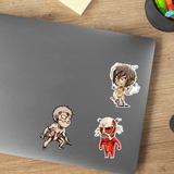 Load image into Gallery viewer, Attack On Titan Anime Stickers