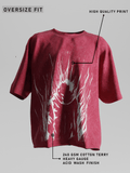 Yuji Itadori Oversized T-Shirt ( Acid Washed)