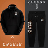 Load image into Gallery viewer, King Kai Kanji DBZ Anime Hoodie &amp; Jogger Combo