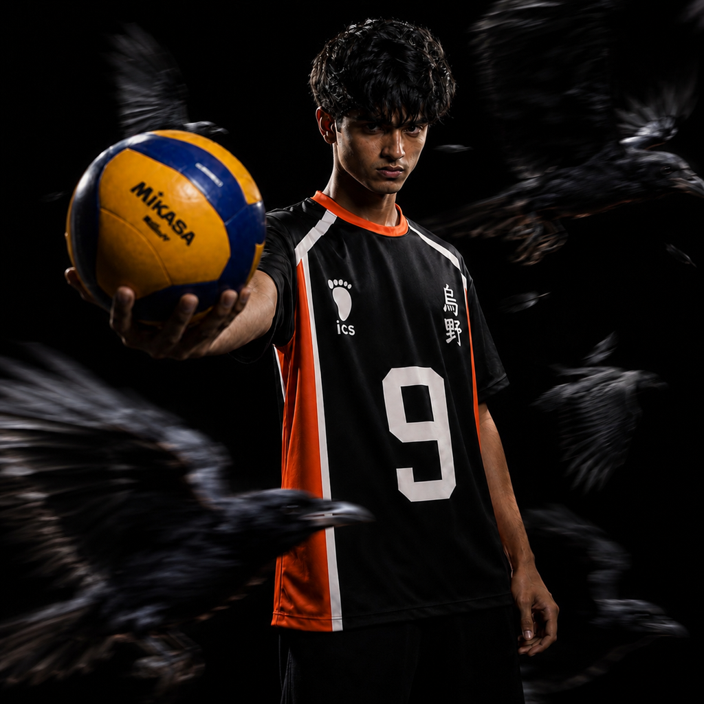 Customized Haikyuu Home & Away Jersey Combo – Oversized Fit