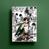 Load image into Gallery viewer, Levi Attack On Titan Anime Poster