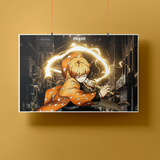 Load image into Gallery viewer, Zenitsu Agatsuma Anime Poster