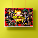 Load image into Gallery viewer, My Hero Academia Anime Poster
