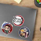 Load image into Gallery viewer, Demon Slayer Anime Stickers [Pack of 20}